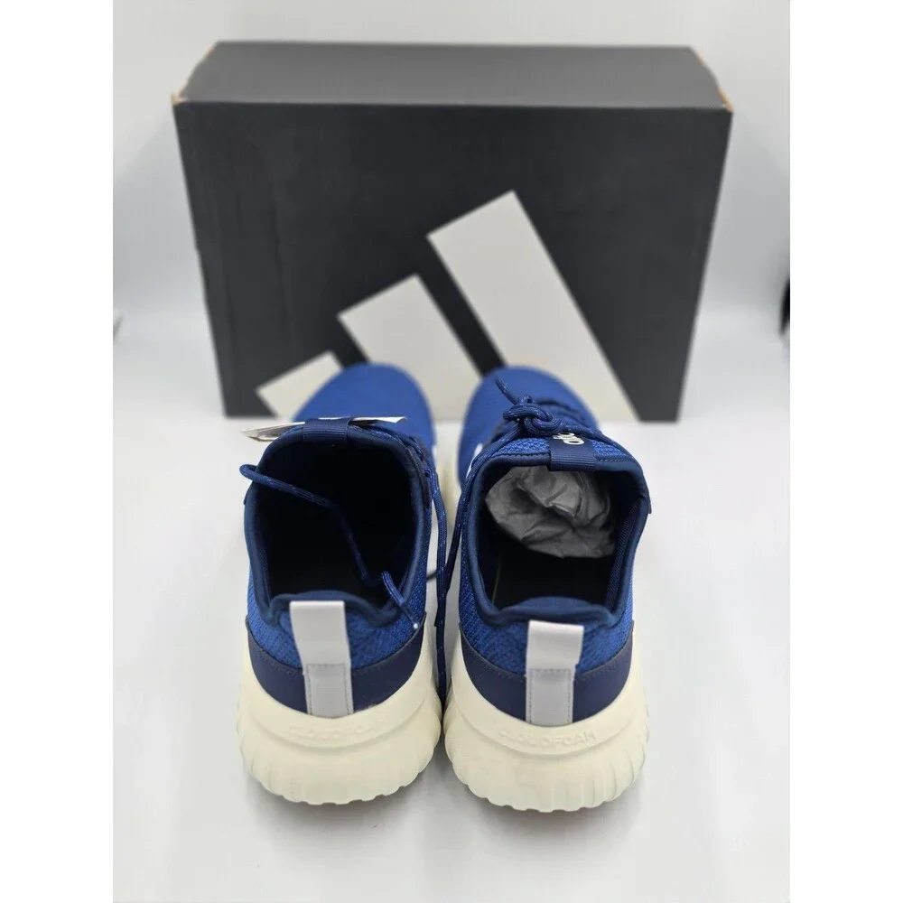 Adidas Kaptir 4.0 Blue White 11M 12.5W Running Shoes JR8526 New in Box